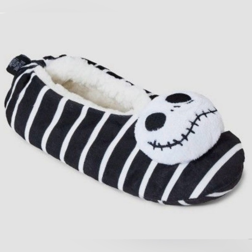 Disney The Nightmare Before Christmas 30th Fleece Slipper Socks w/ Grippers XS/S